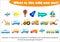 What is the odd one out for children, transport in cartoon style, fun education game for kids, preschool worksheet activity, task