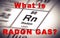What is radon gas? - concept image with periodic table of the elements