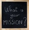 What is your mission blackboard question
