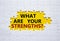 What are your Strengths symbol. White puzzle with words What are your Strengths. Beautiful yellow background. Business concept.