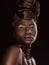 Whatever gets you glowing, do that. Studio portrait of an attractive young woman posing in traditional African attire