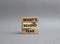 Whats behind fear symbol. Concept words Whats behind fear on wooden blocks. Beautiful grey background. Business and What\\\'s