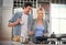 Whats cooking, good looking. a happy couple making breakfast together at home.