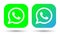 WhatsApp messaging app logo vector download for your business and web design.