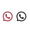 Whatsapp social media icon