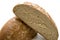 Wheat bread halves