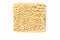 Wheat flour instant noodle uncooked