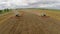 Wheat harvesting shearers