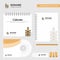 Wheat Logo, Calendar Template, CD Cover, Diary and USB Brand Stationary Package Design Vector Template