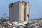 Wheat Silos next to the massive blast/explosion site at Beirut Port.