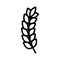 Wheat thin line vector icon