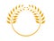 Wheat vector circle icon in white background