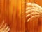 Wheat on wooden autumn background. EPS 10