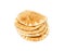 Wheaten Pita Flat Bread Stack Isolated, Flatbread, Chapati, Naan, Tortilla on White Background