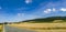 Wheatfield with blue sky