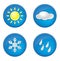 Wheather icons set