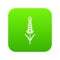 Wheaty wheat icon green vector