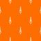 Wheaty wheat pattern vector orange