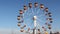 Wheel in amusement park