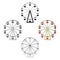 The wheel is in the amusement park. Slow attraction to explore the city.Amusement park single icon in cartoon style