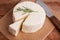 Wheel of brazilian traditional cheese Minas