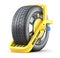 Wheel clamp