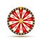 Wheel Of Fortune lottery luck illustration. Casino game of chance. Win fortune roulette. Gamble chance leisure