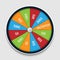 Wheel of Fortune with money prize, winning lottery. Gambling roulette, winner lucky game, vector