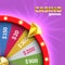 Wheel of fortune roulette for gambling lottery