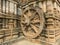 A wheel of Konark Sun Temple, Odisha, India