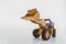 Wheel loader model  with bucket lift up