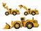 Wheel loader set