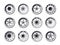 Wheel rims. Car and truck wheels, motor vehicle and auto parts, cast, steel, light alloy and aluminum wheels flat