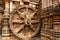 Wheel of Samsara. Konark Sun Temple