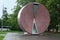 Wheel of time - giant hourglass in Budapest