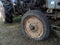 Wheel of a tractor, Flat tire can not continue.