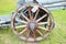 Wheel of a world war cannon