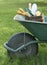 Wheelbarrow With Gardening Tools