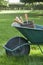 Wheelbarrow With Gardening Tools