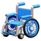 Wheelchair 3D icon