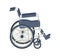 Wheelchair for disabled people, transport chair in case of illness, injury, or disability, elderly medical support equipment