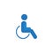 Wheelchair Handicap flat icon