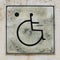 Wheelchair Handicap Toilet Sign