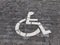Wheelchair parking sign