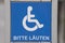 Wheelchair symbol, mobility and accessibility for handicapped