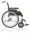 Wheelchair vector illustration