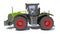 Wheeled Articulated Farm Tractor 3D rendering on white background