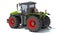 Wheeled Articulated Farm Tractor 3D rendering on white background