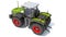 Wheeled Articulated Farm Tractor 3D rendering on white background