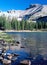 Wheeler Peak above the alpine waters of Stella Lake, Great Basin National Park, Nevada